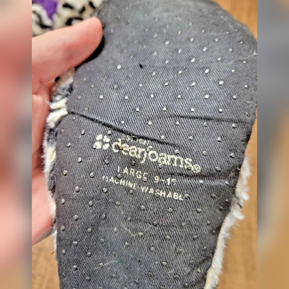 Dearfoams fuzzy slipper boots - Picture 3 of 4